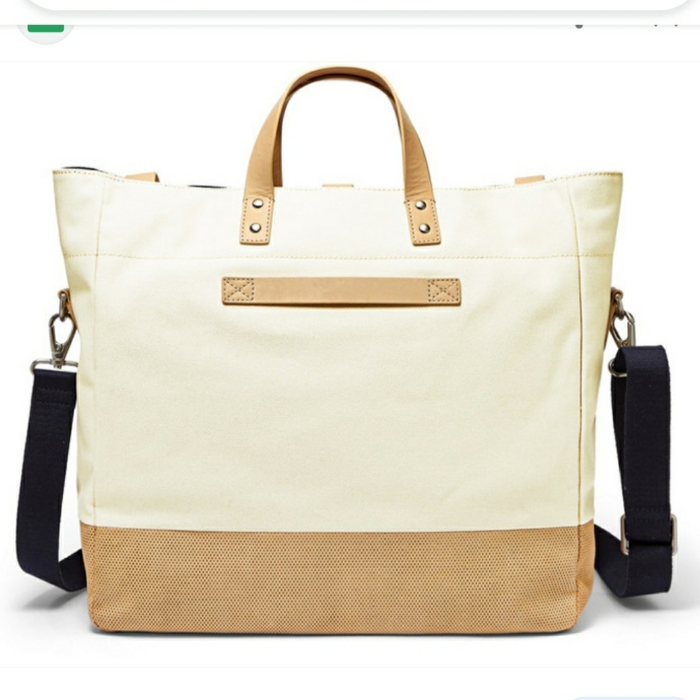 Fossil Gordon Tote in Natural (Leather & Woven)